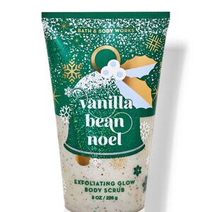 NEW Sealed Bath and Body Works VANILLA BEAN NOEL EXFOLIATING BODY SCRUB 8 OZ